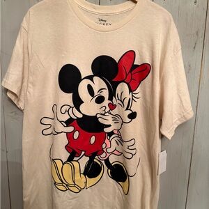 Disney Cream T-Shirt with Mickey and Minnie